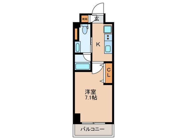 ルネフラッツ名駅南の物件間取画像